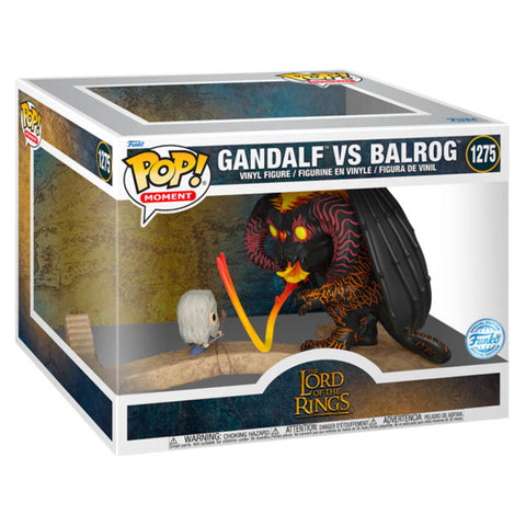 Image of The Lord of the Rings - Gandalf vs Balrog US Exclusive Pop! Moment