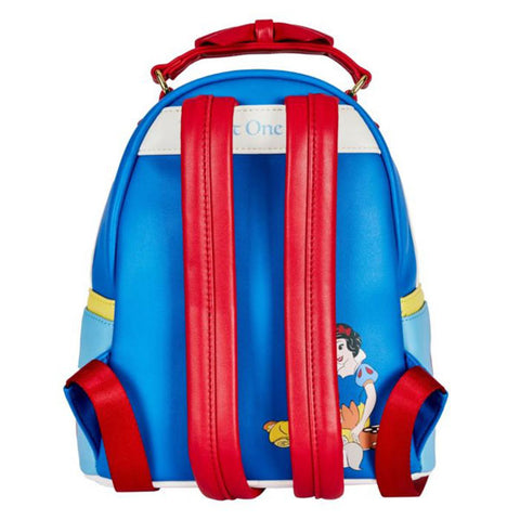 Image of Loungefly - Snow White & The Seven Dwarfs - Bow Handle Mini Backpack
