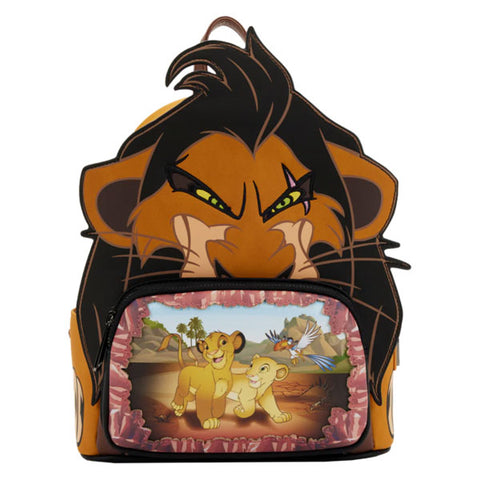 Image of Loungefly - Lion King (1994) - Scar Scene Mini Backpack
