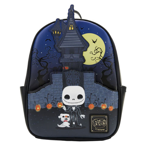 Image of Loungefly - The Nightmare Before Christmas - Jack Skellington House Pop! Mini Backpack