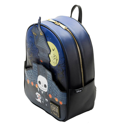 Image of Loungefly - The Nightmare Before Christmas - Jack Skellington House Pop! Mini Backpack