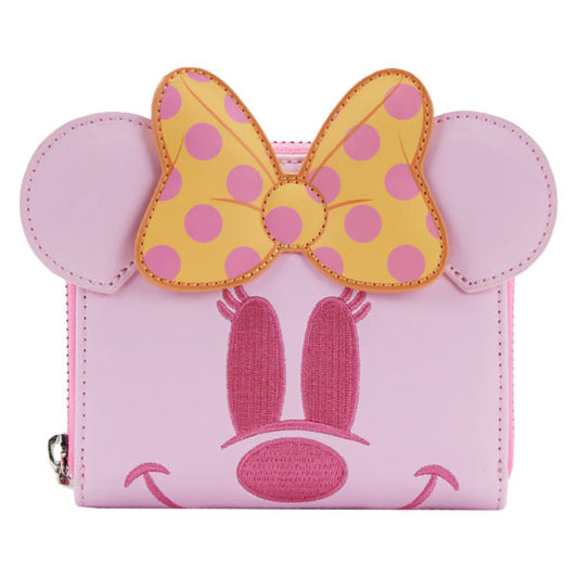 Loungefly - Disney - Minnie Pastel Ghost Glow Mini Zip Purse