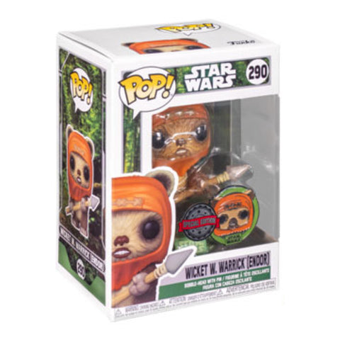 Image of Star Wars: Across the Galaxy - Wicket US Exclusive Pop! Vinyl with Pin